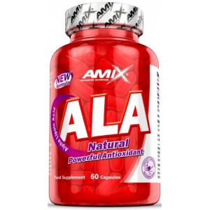 Альфа-липоева кислота 200 мг, Amix, ALA 200 мг - 60 капс