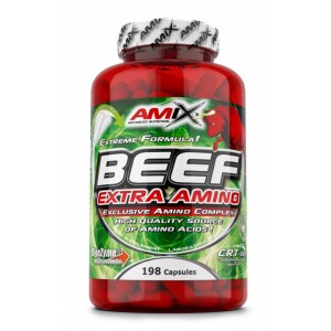Комплексные говяжые аминокислоты, Amix, BEEF Amino - 198 капс