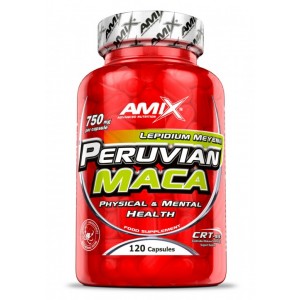 Мака перуанская, Amix, Peruvian MACA 750 мг - 120 веган капс
