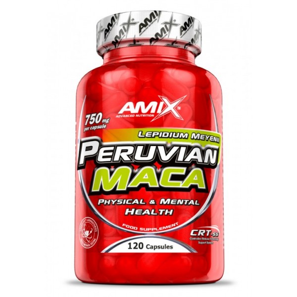 Мака перуанська, Amix, Peruvian MACA 750 мг - 120 веган капс
