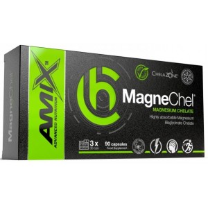 Магний в хелатной форме, Amix, ChelaZone MagneChel Magnesium Bisglycinate Chelate - 90 веган капс