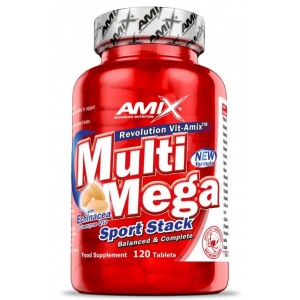 Витаминно-минеральный комплекс , Amix, Multi Mega Stack - 120 таб
