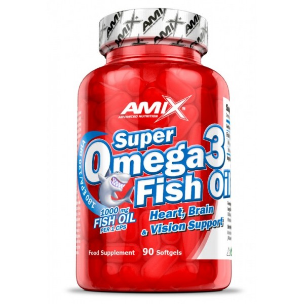 Риб'ячий жир (Омега 3), Amix, Super Omega 3 Fish Oil 1000 мг - 90 гель капс