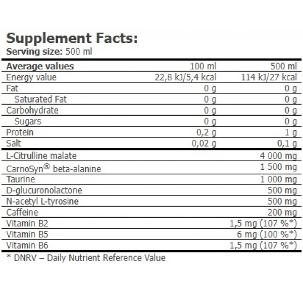 Передтренувальний напій (Енергетик), Amix, CellUP Pre Workout - 500 мл 