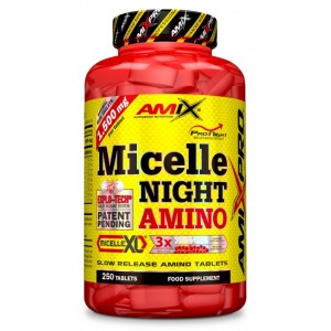 Амінокислоти казеїнового білку, Amix, Amino Night Micelle - 250 таб