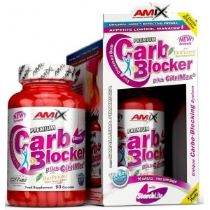 Препарат для зменшення апетиту (блокатор вуглеводів), Amix, Carb Blocker with Starchlite® - 90 капс