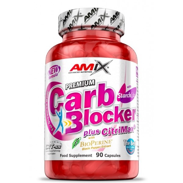 Препарат для зменшення апетиту (блокатор вуглеводів), Amix, Carb Blocker with Starchlite® - 90 капс