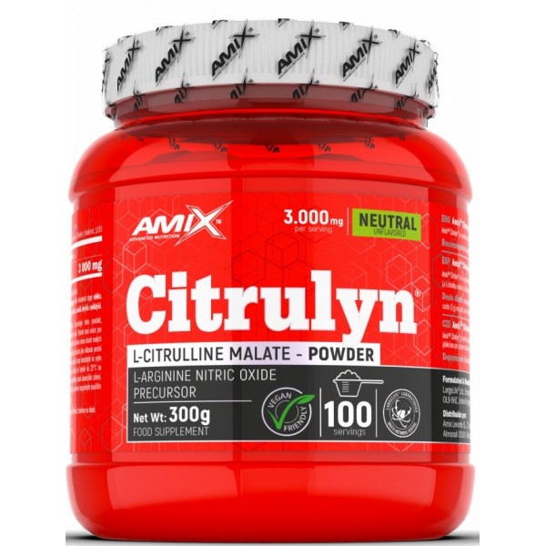 100% Цитрулін малат, амінокислота, Amix, CitruLyn - 300 г