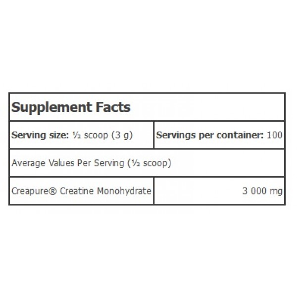 Креатин моногідрат Creapure, Amix, Performance Amix Creatine Creapure - 300 г