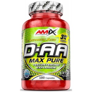 Д-аспарагиновая кислота, Amix, D-AA - 100 капс