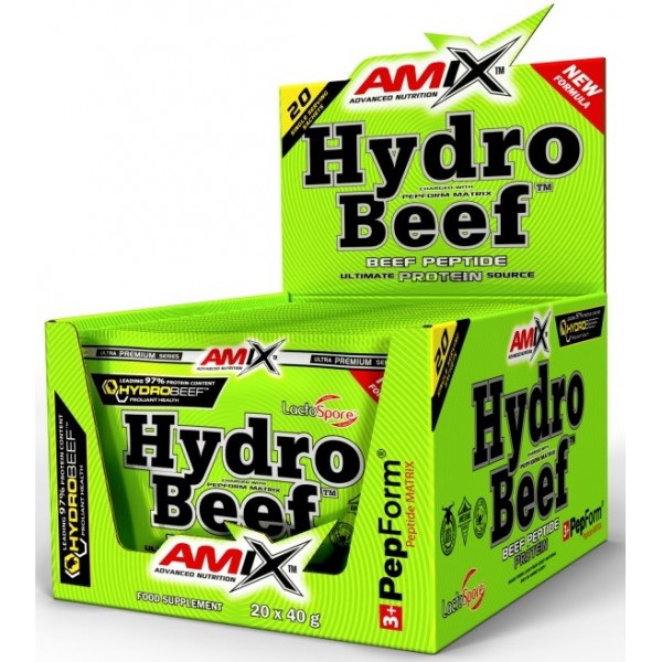 Протеин яловичий (пробник), Amix, HydroBeef Protein - 40 г