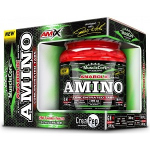 Комлексні амінокислоти з креатином, Amix, MuscleCore® Amino Tabs with CreaPep - 250 таб