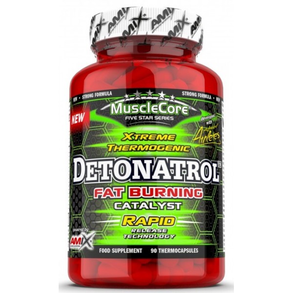 Многокомпонентный термогенный жиросжигатель, Amix, MuscleCore® Detonatrol Fat Burner - 90 капс