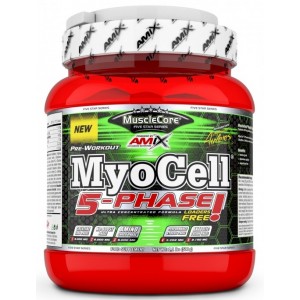 Передтренувальний комплекс з креатином, Amix, MuscleCore™ MyoCell 5 Phase - 500 г