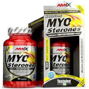 Комплекс для ускорения мышечного роста, Amix, Myosterones with Testofen - 90 капс
