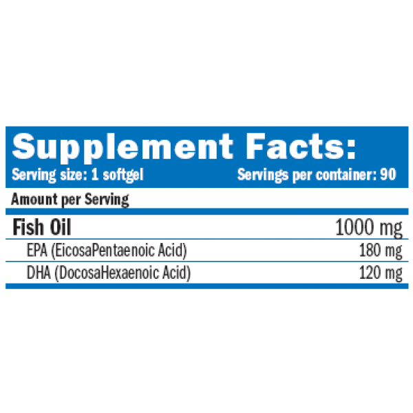 Риб'ячий жир (Омега 3), Amix, Super Omega 3 Fish Oil 1000 мг - 90 гель капс