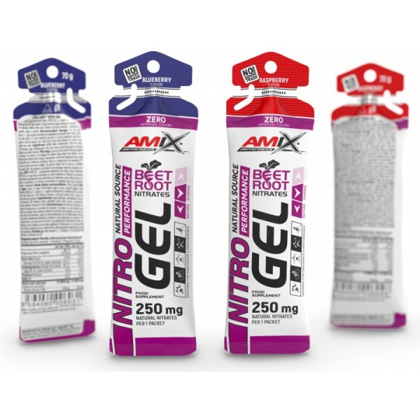 Изотонический гель с корнем свеклы (донатор азота), Amix, Nitro Performance Gel - 70г 