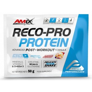 Сывороточный протеин с углеводами, креатином и электролитами (пробник), Amix, Reco-Pro Protein - 50 г