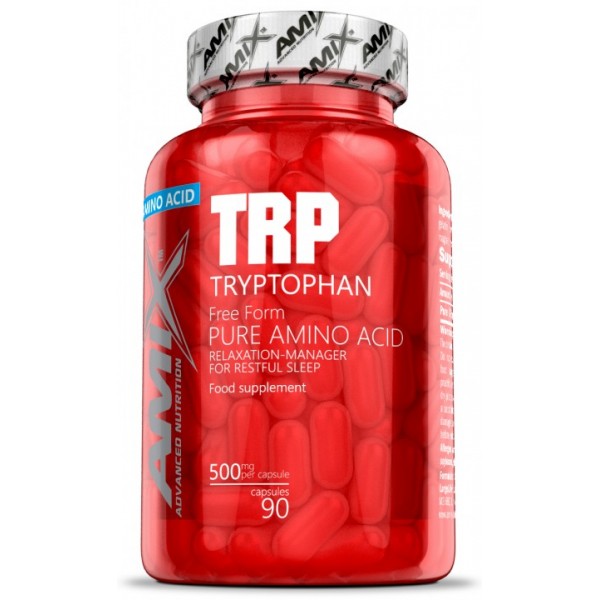 L-Триптофан, Amix, L-Tryptophan 1000 мг - 90 капс