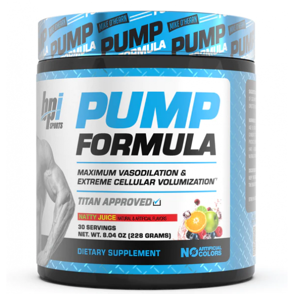 Предтрен на памп без кофеїну, BPi, Pump Formula (O’Hearn) - 240 г