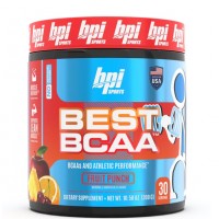 Амінокислоти ВСАА + Кон'югована лінолева кислота (CLA), BPi, Best BCAA - 300 г - Фруктовий пунш