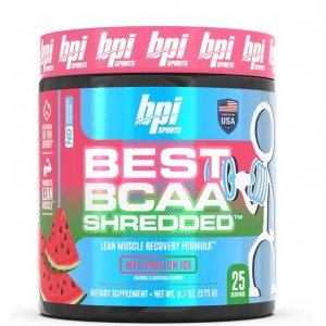 Амінокислоти ВСАА + Л-карнітин, BPi, Best BCAA Shredded - 275 г - Кавун