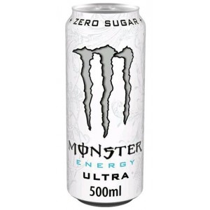 Енергетик (без цукру), Monster Energy, Ultra 500 мл - white 