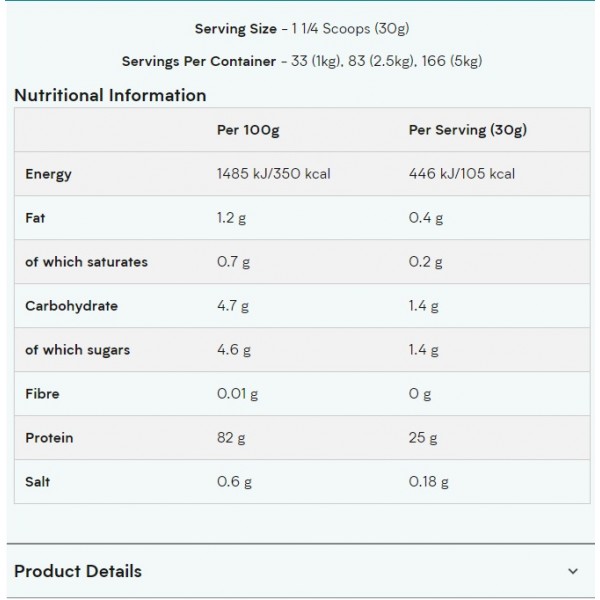 Казеїн (повільний білок), Slow-Release Casein - 1 кг 