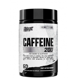 Кофеїн 200 мг, Nutrex Research, Caffeine 200 Powder - 60 капс