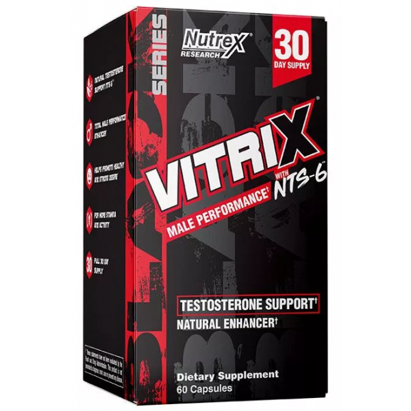 Комплекс для мужского здоровья и повышения тестотерона, Nutrex Research, Vitrix - 60 капс