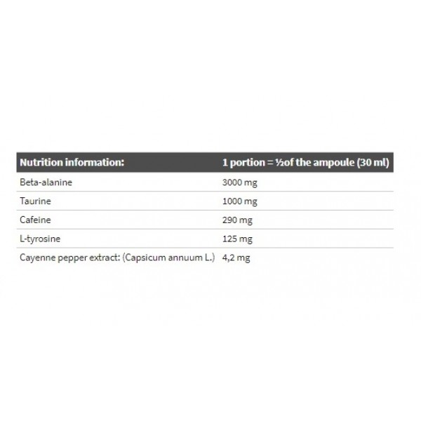 Концентрированный предтренировочный шот, Olimp Labs, REDWEILER shot - 60 мл