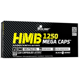 Гідроксиметилбутират (НМВ) 1250 мг, Olimp Labs, HMB Mega Caps - 120 капс