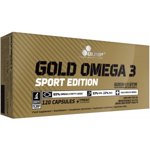 Концентрированная Омега-3 (65% ЭПК/ДГК), Olimp Labs, Gold Omega 3 Sport Edition - 120 гель капс