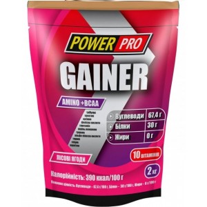 Гейнер для набора веса, Power Pro, Gainer - 2 кг