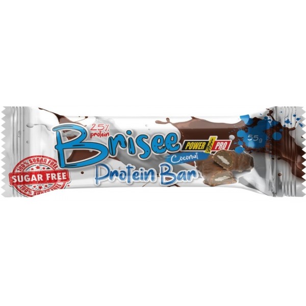 Протеїновий батончик без цукру, Power Pro, Brisee bar 25% - 55 г