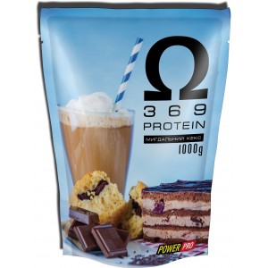 Сывороточный протеин с полезными жирами Омега 3-6-9, Power Pro, Protein Omega - 1 кг