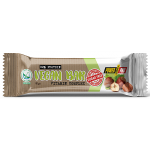 Протеиновый батончик с растительного белка без сахара, Power Pro, 32% Vegan Bar - 60 г 