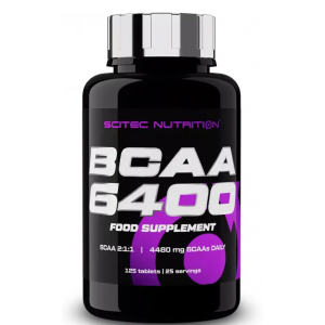 Амінокислоти ВСАА в таблетках, Scitec Nutrition, BCAA 6400 - 125 таб