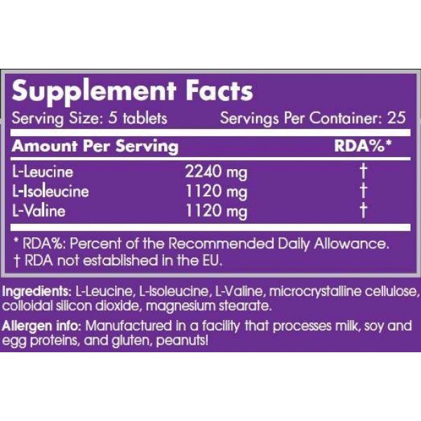 Аминокислоты ВСАА в таблетках, Scitec Nutrition, BCAA 6400 - 375 таб