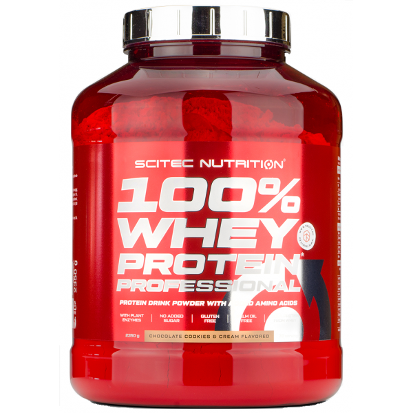 Сывороточный концентрат, Scitec Nutrition, 100% Whey Protein Professional - 2,3 кг