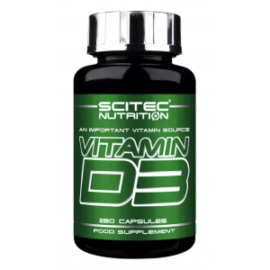 Витамин Д3, Scitec Nutrition, Vitamin D3 - 250 капс