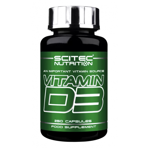 Вітамін Д3, Scitec Nutrition, Vitamin D3 - 250 капс