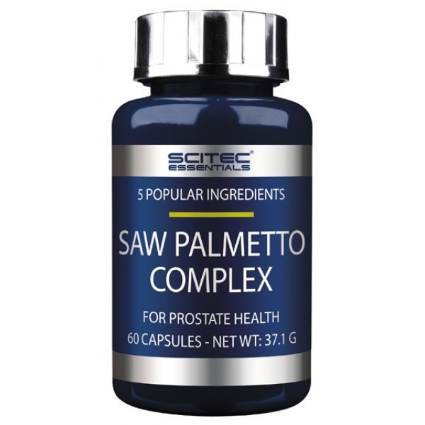 Комплекс для чоловічого здоров'я на основі Со Пальметто, Scitec Nutrition, Saw Palmetto Complex - 60 капс