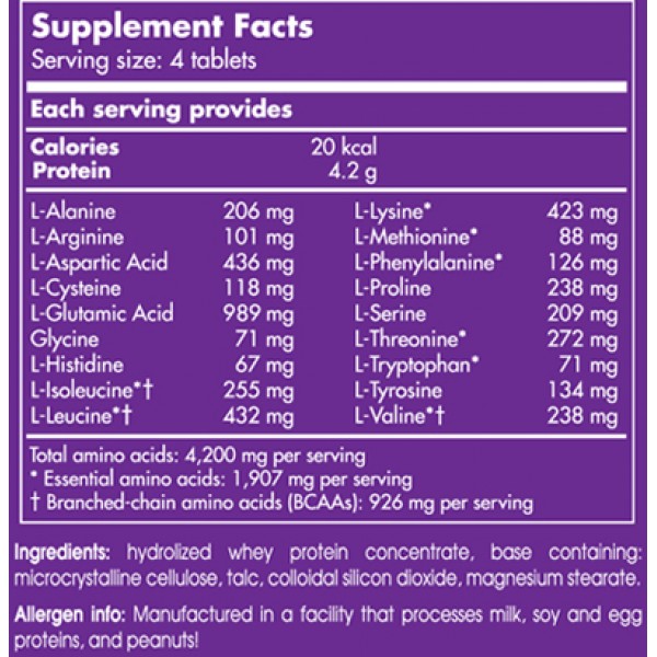 Сывороточные комплексные аминокислоты, Amino 5600 Scitec Nutrition - 200 таб