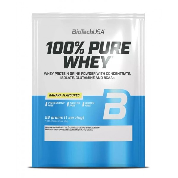 Сироватковий концентрат (пробник), BioTech USA, 100% PURE WHEY - 28 г