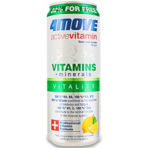 Вітамінний напій, 4 MOVE, Vitamins & Minerals - 330 мл 