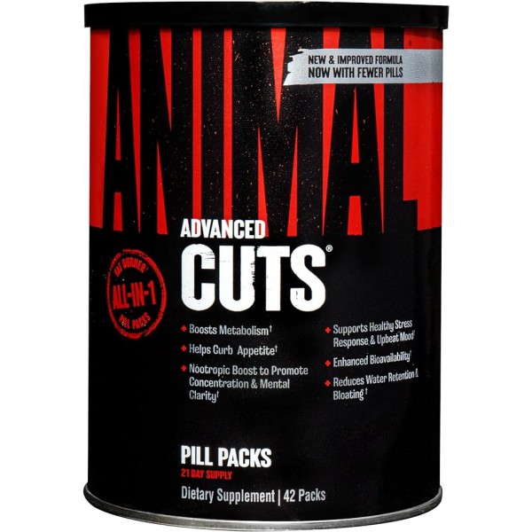 Комплексний жироспалювач сильної дії, Universal Nutrition, Animal Cuts - 42 пак