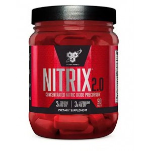 Передтренувальний комплекс, Окис азоту, BSN, Nitrix 2.0 - 90 таб