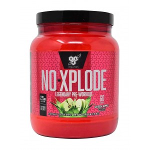 Передтренувальний комплекс з кофеїном, N.O.-Xplode 3.0 1,1 кг - зелене яблуко
