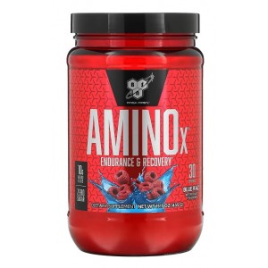 Амінокислоти для тренувань, ВSN, Amino X 435г - блакитна малина